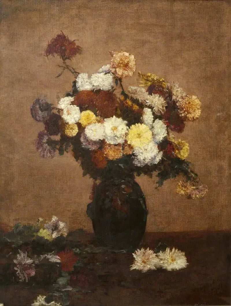 Kukat maljakossa - Henri Fantin-Latour