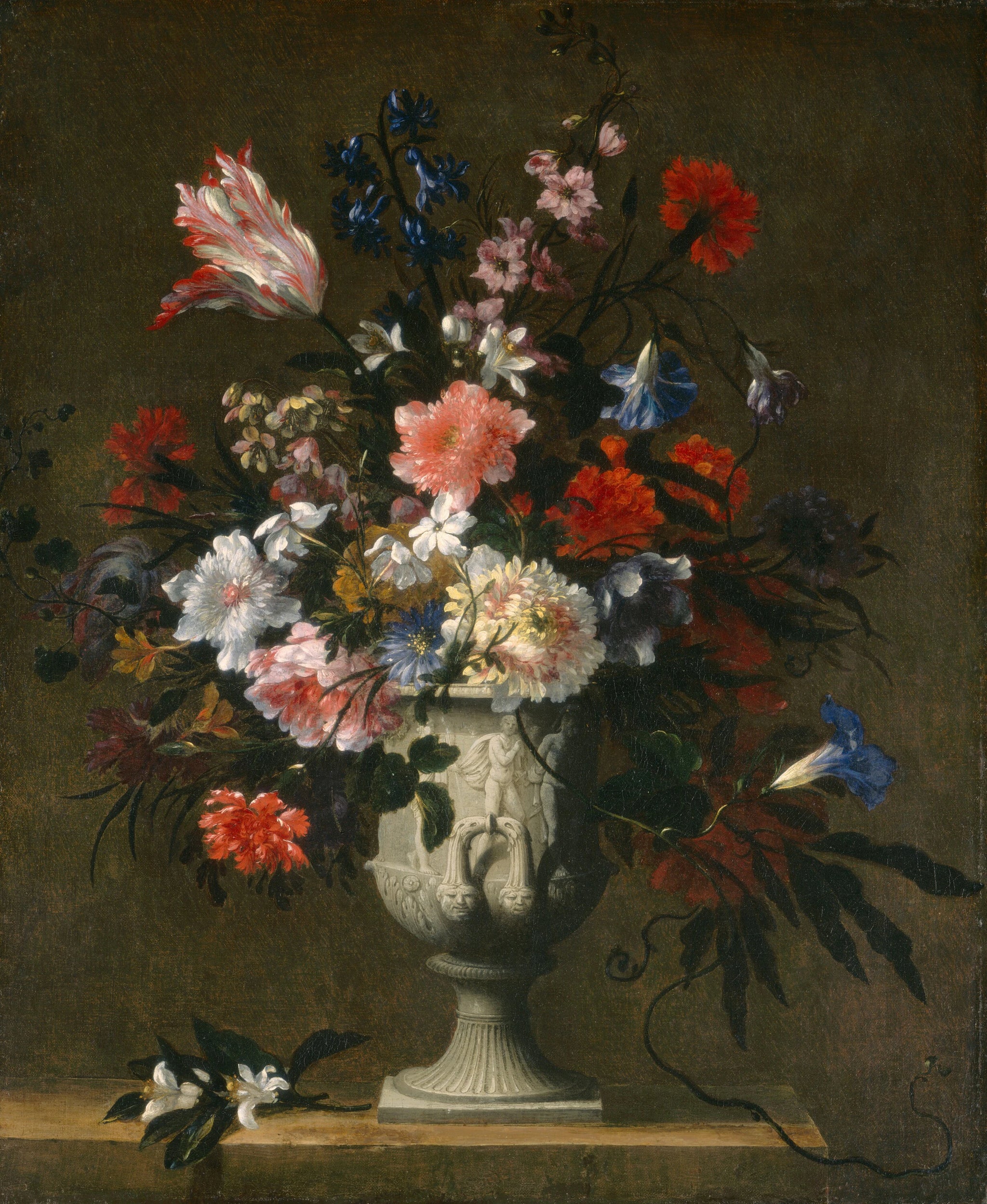 Fleurs dans un vase classique - French 17th Century