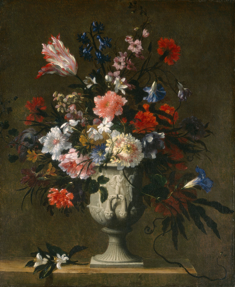 Fleurs dans un vase classique - French 17th Century