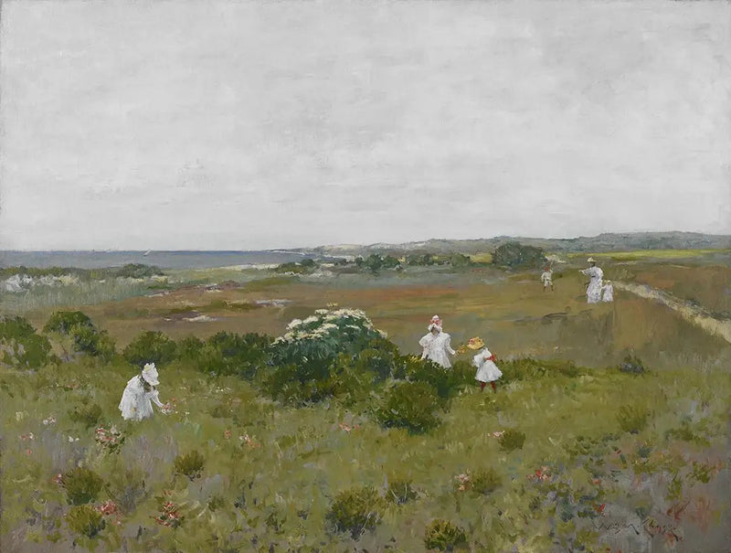 Rantakukkia - William Merritt Chase
