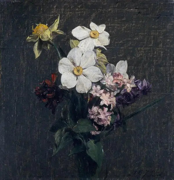 Kevään kukat - Henri Fantin-Latour
