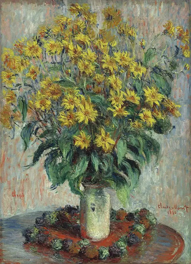 Topinamburin kukat - Claude Monet