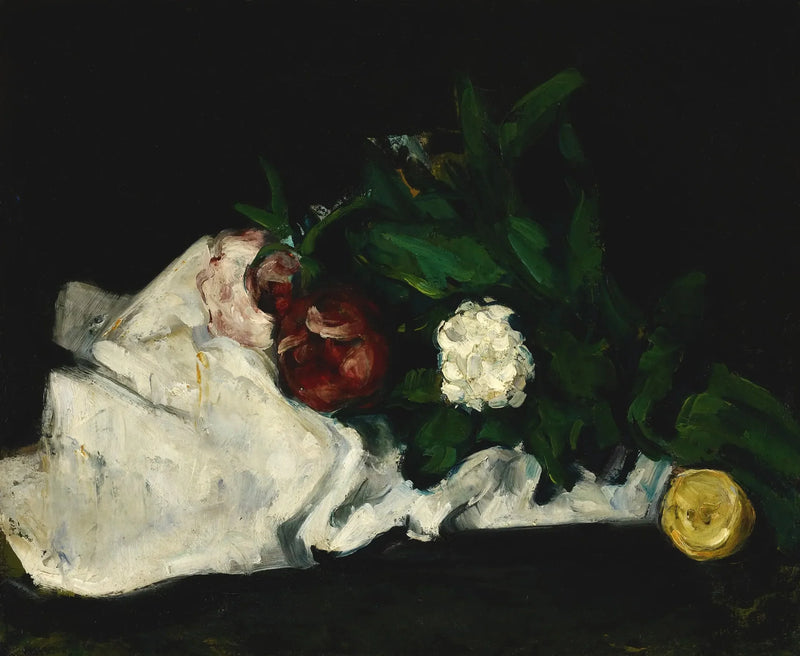 Kukat ja hedelmät - Paul Cézanne