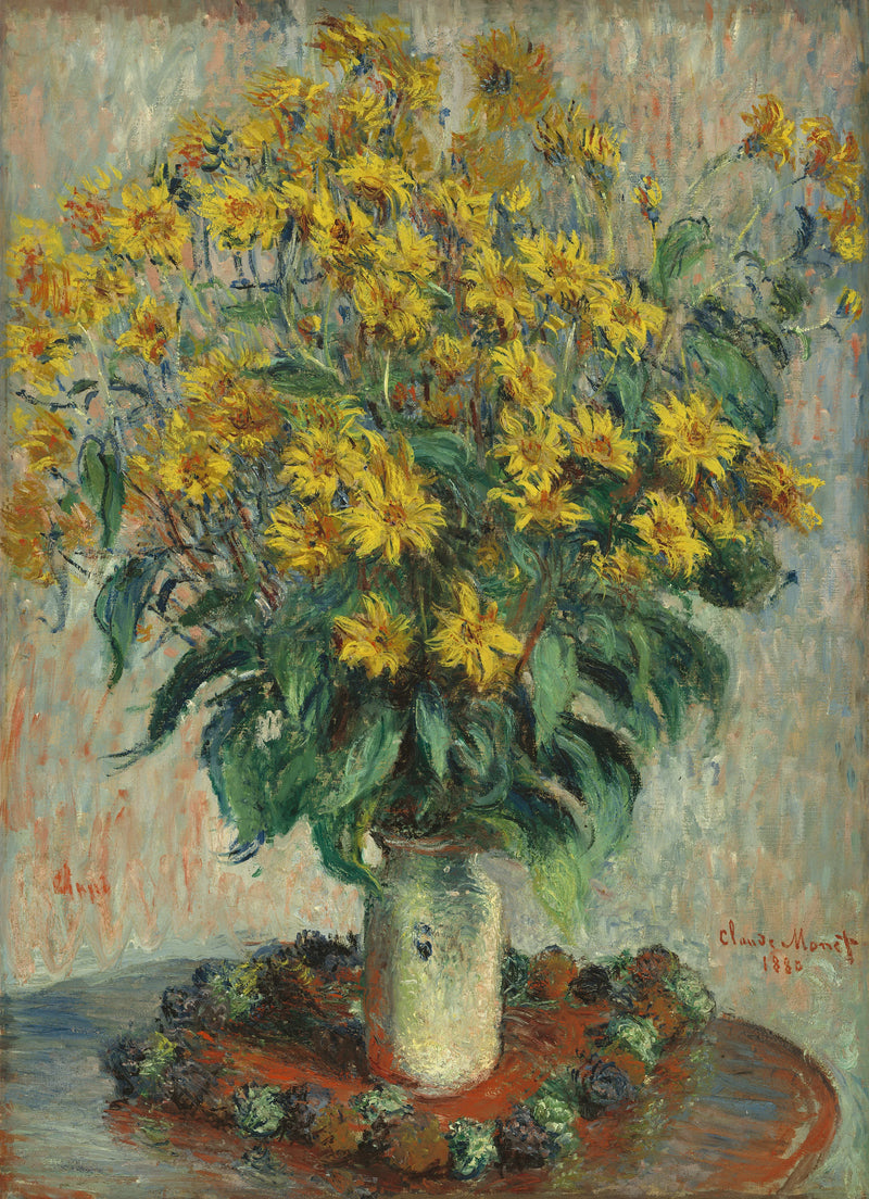 Jerusalem artisokan kukat W629 - Claude Monet