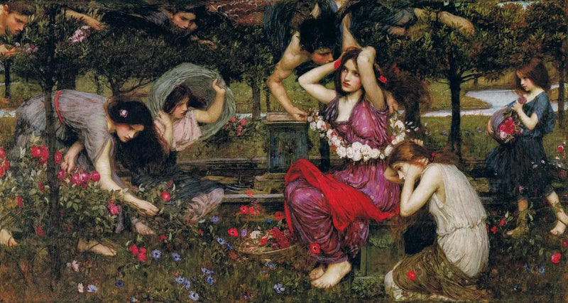 Flore ja zephyrit - John William Waterhouse