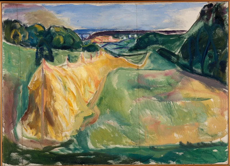 Kuivuva heinä - Edvard Munch