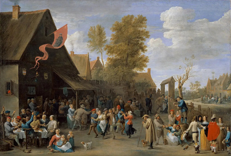 Kylämarkkinat - David Teniers nuorempi