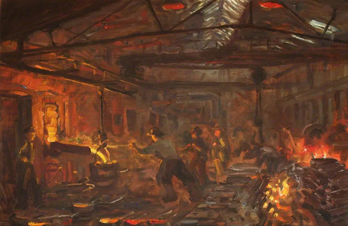 Fonderie de fer Burmeister et Wain - Peder Severin Krøyer - Alpha Reproduction