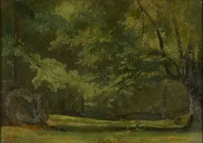 Fontainebleau, metsässä - Jean-Baptiste Camille Corot
