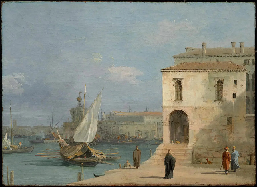 Fonteghetto della Farina, Venetsia - Canaletto