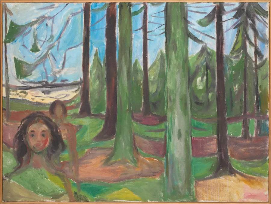 Metsä kahdelle hahmolle - Edvard Munch
