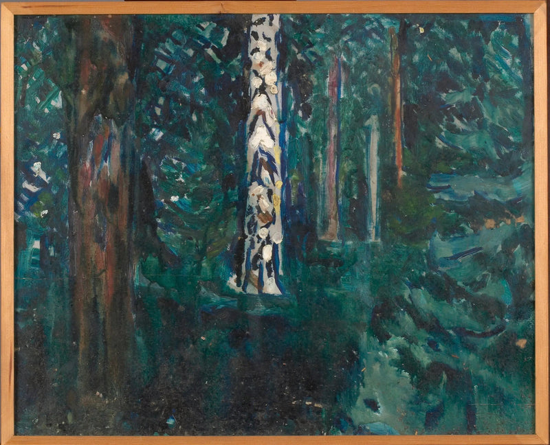 Koivuinen metsä - Edvard Munch