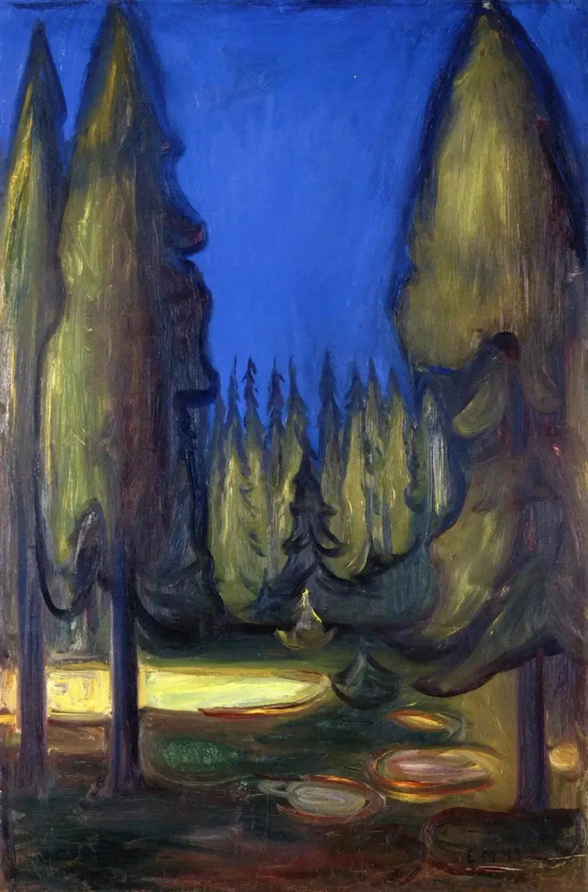 kuusimetsä - Edvard Munch