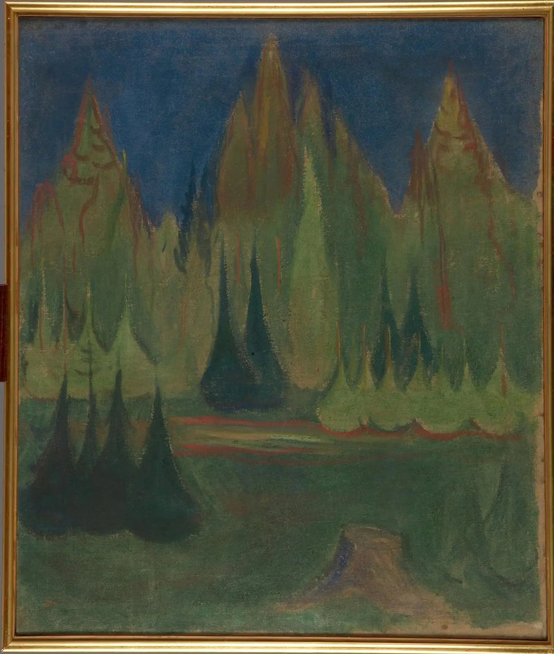 kuusimetsä - Edvard Munch