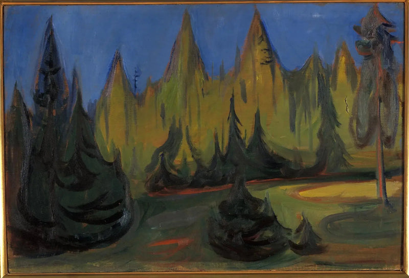kuusimetsä - Edvard Munch