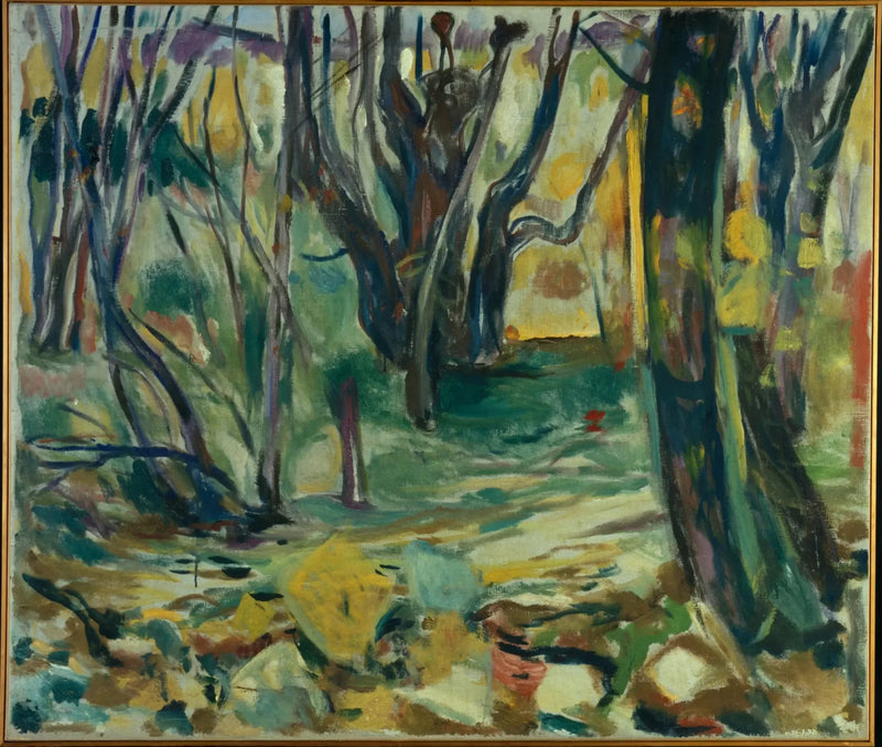 syksyinen vaahterametsä - Edvard Munch