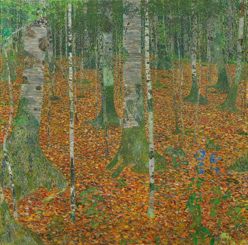 Koivumetsä - Gustav Klimt