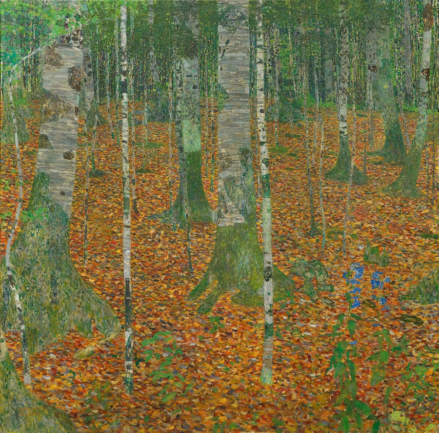 Koivumetsä - Gustav Klimt