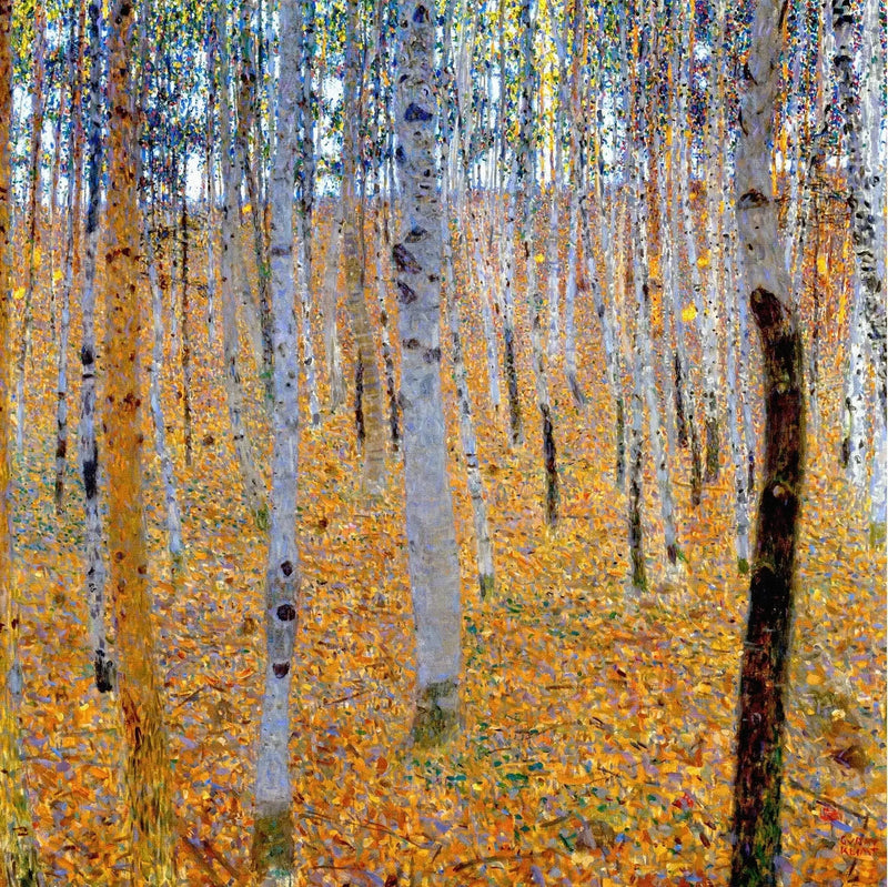 Koivumetsä - Gustav Klimt