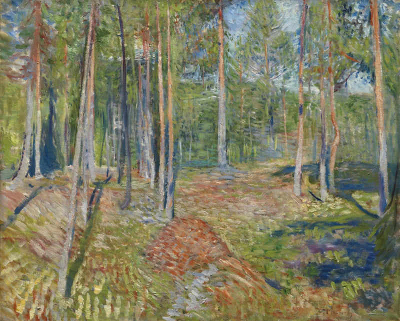 mäntymetsä - Edvard Munch