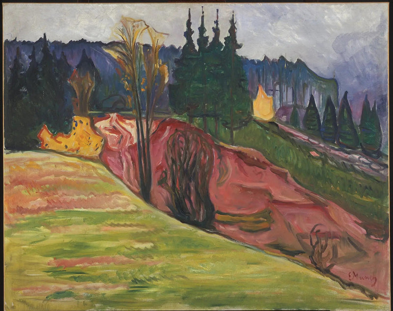 Thüringenin metsä - Edvard Munch