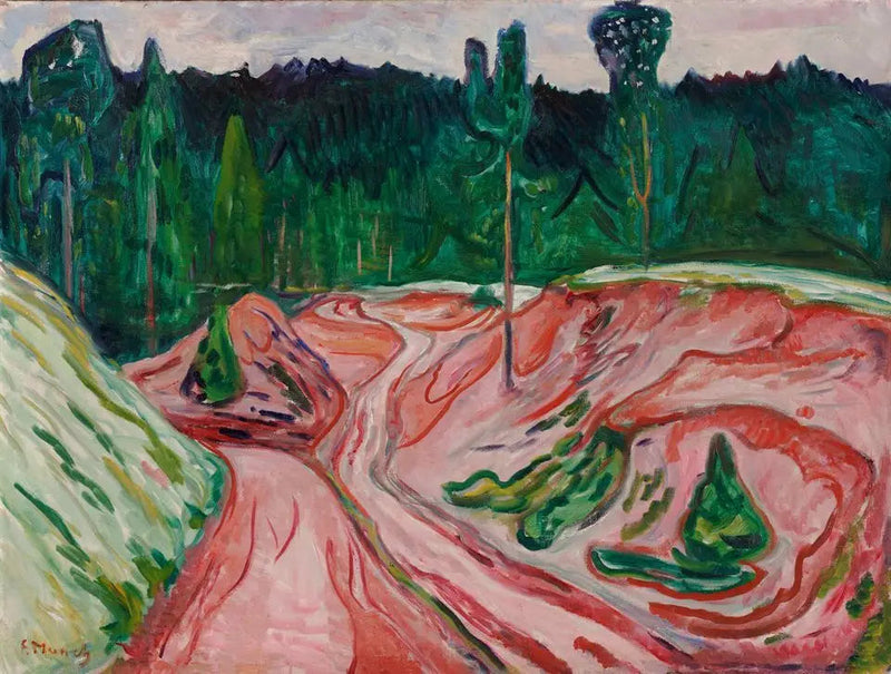 Thüringenin metsä - Edvard Munch