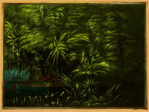 Forêt luxuriante au bord de l’Amazone - George Catlin - Alpha Reproduction
