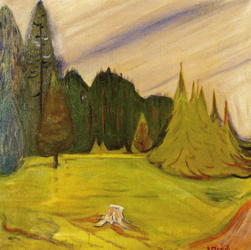 Metsä Borre-polulla - Edvard Munch