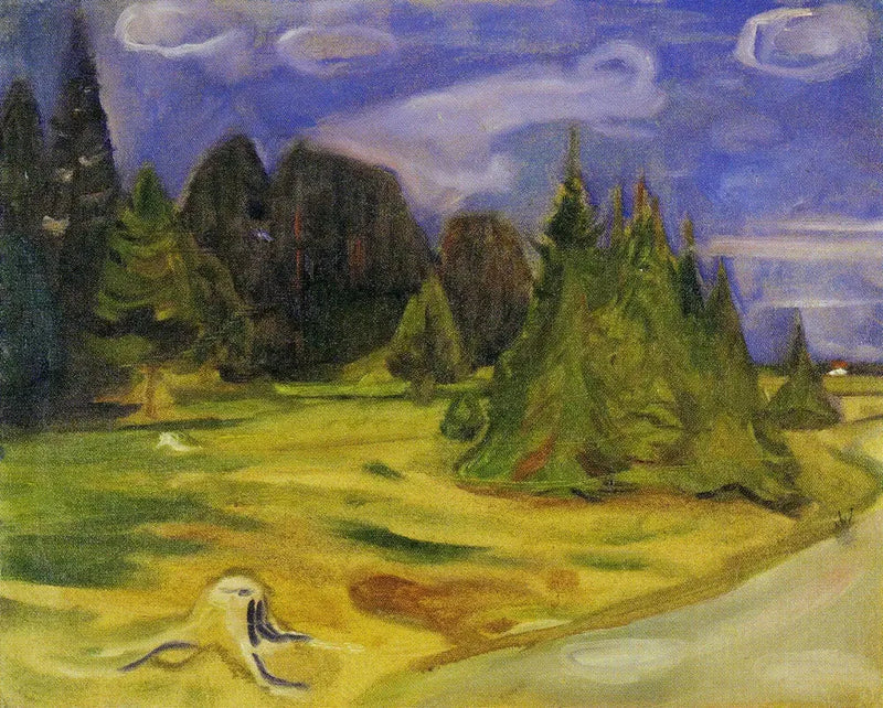Metsä Borre-polulla - Edvard Munch