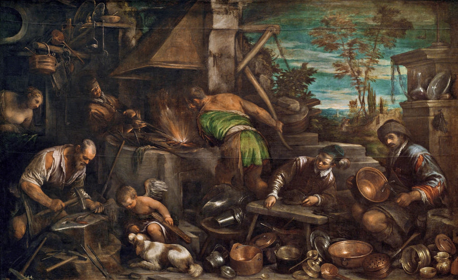 Forge de Vulcain - Jacopo Bassano