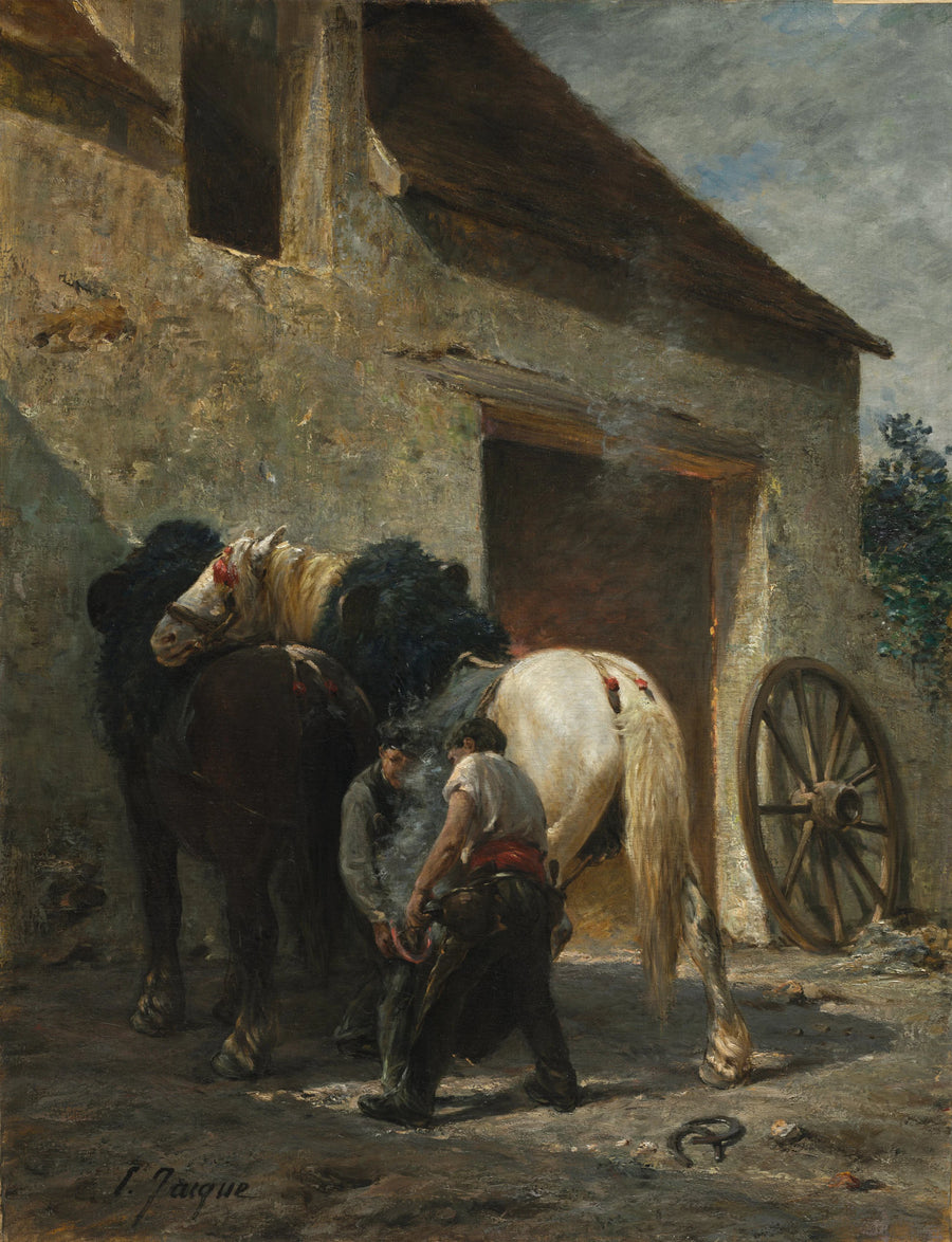 Forgerons - Émile Jacque