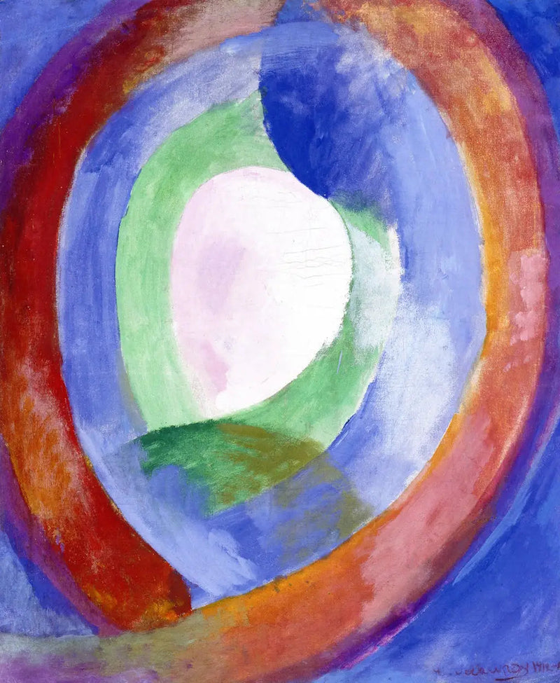 Pyöreät muodot, Kuu nro 1 - Robert Delaunay