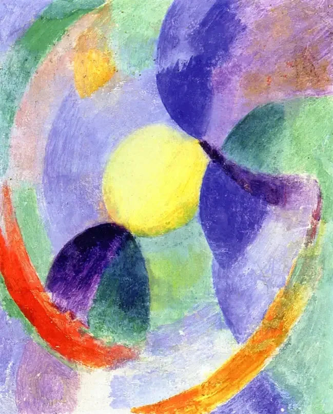 Pyöreät muodot, Kuu nro 3 - Robert Delaunay