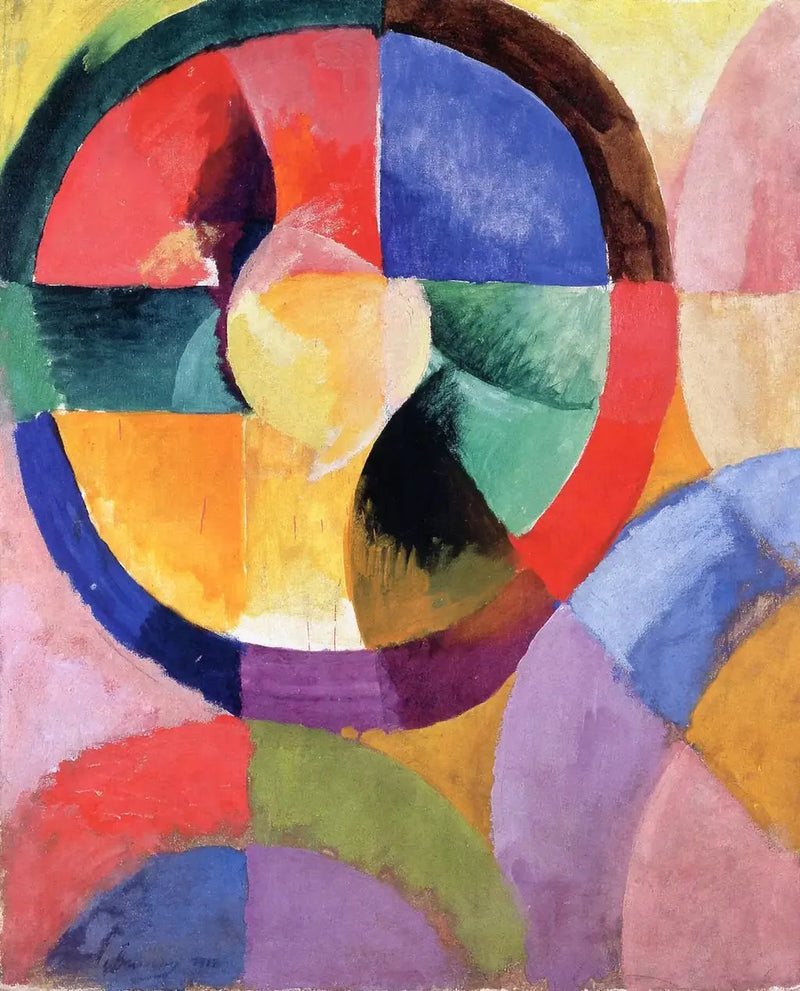 Pyöreät muodot, Aurinko nro 1 - Robert Delaunay