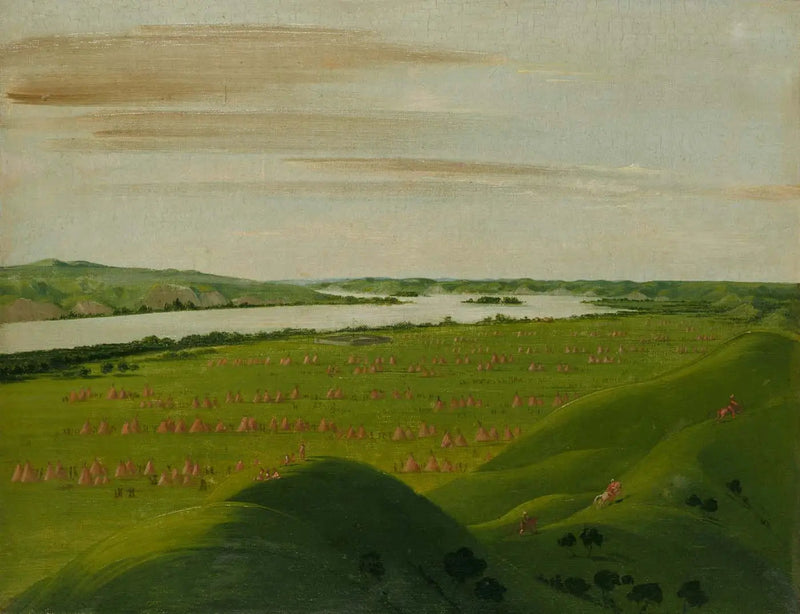 Fort Pierre, Tetonjoen suisto, 1200 mailin päässä Saint Louisista - George Catlin