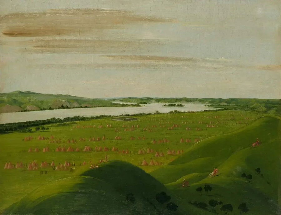 Fort Pierre, Tetonjoen suisto, 1200 mailin päässä Saint Louisista - George Catlin
