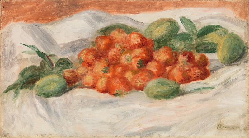 Mansikoita ja manteleita - Pierre-Auguste Renoir