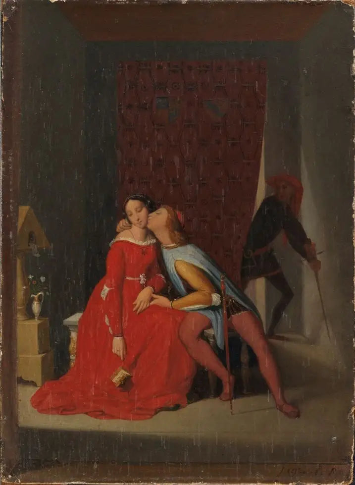 Francesca da Rimini ja Paolo Malatesta - Jean-Auguste-Dominique Ingres