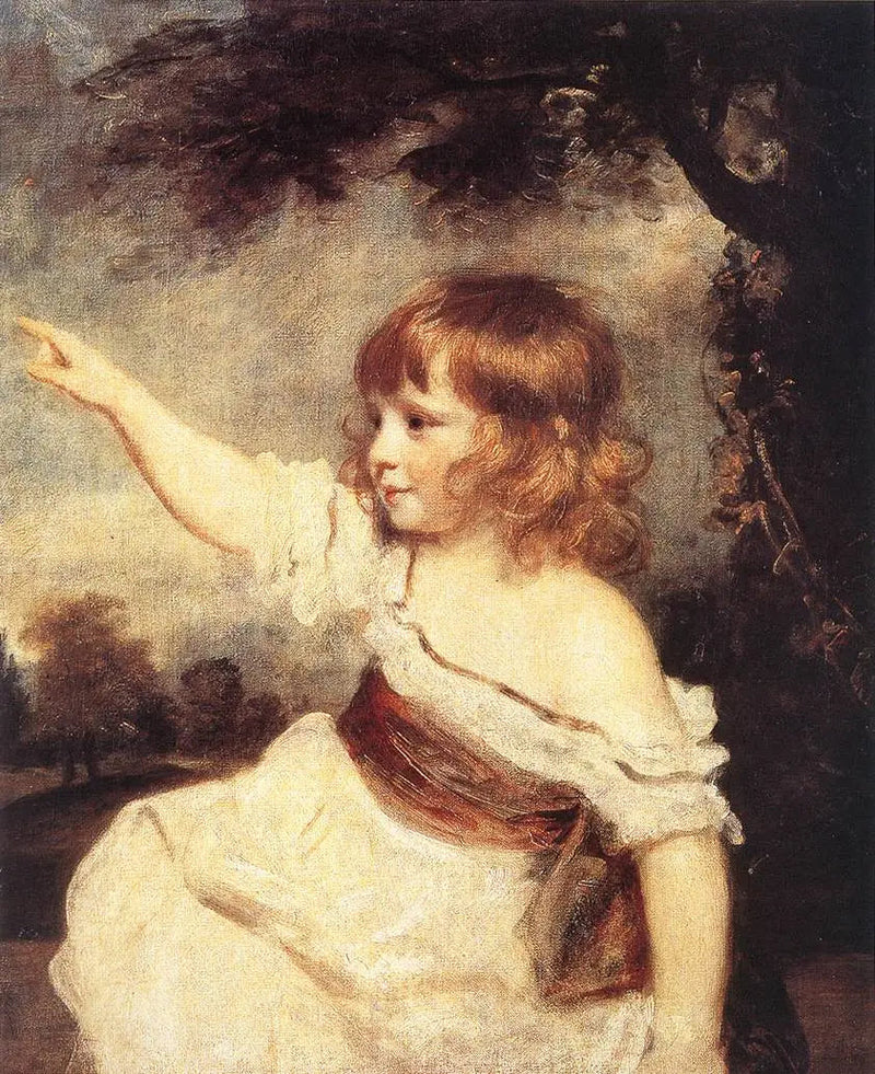 Francis George Hare lapsi, tunnetaan myös nimellä Maître Hare - Joshua Reynolds