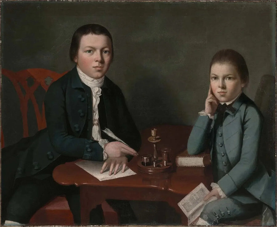 Francis Malbone ja hänen veljensä Saunders - Gilbert Stuart
