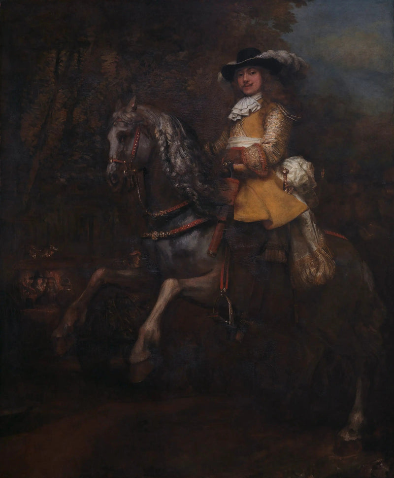 Frédéric Rihel hevosella - Rembrandt