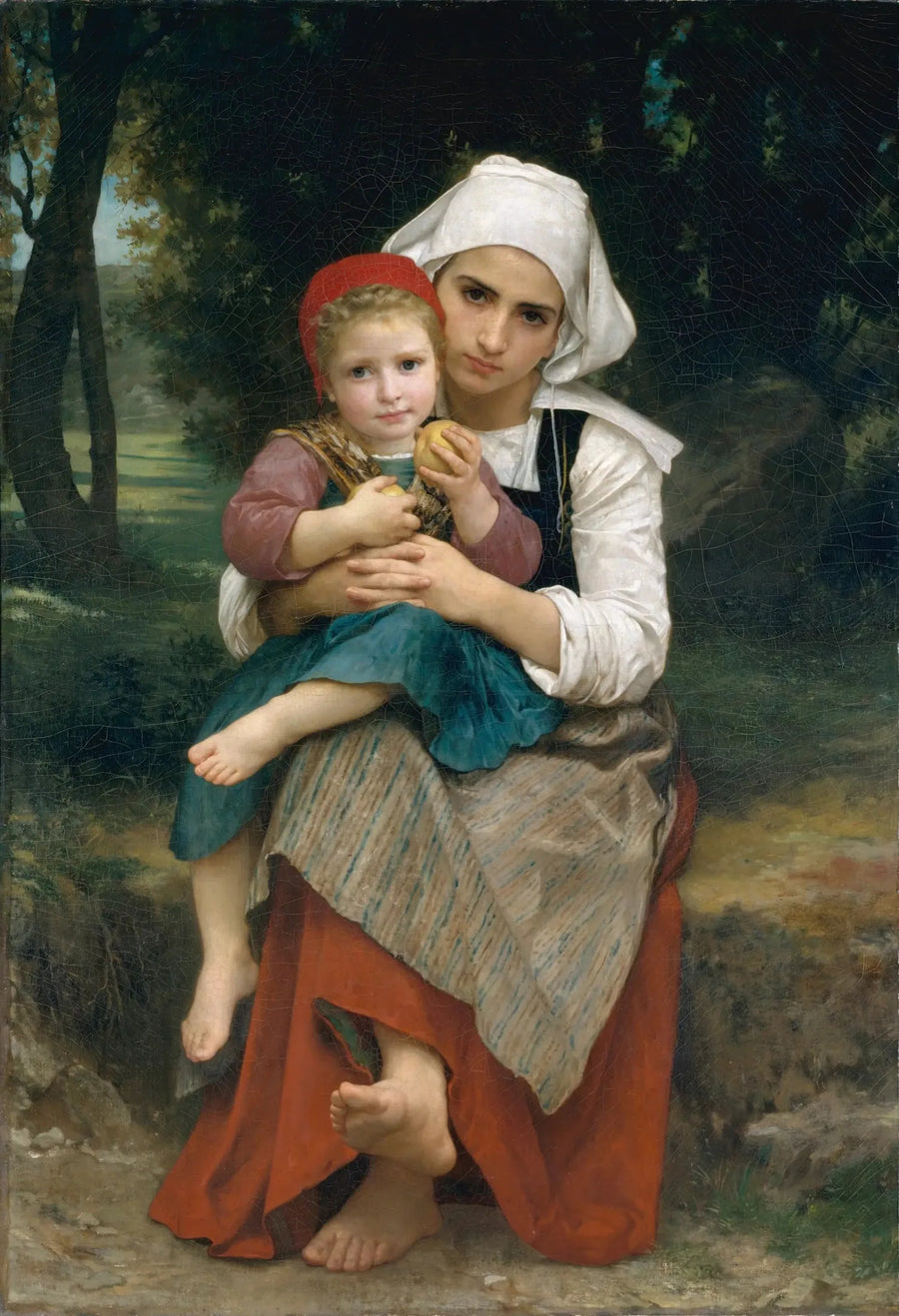 Bretagnalaiset veli ja sisar - Bouguereau