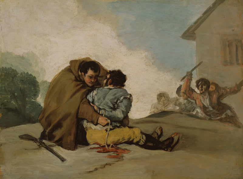 Veljeni Pedro sitoo El Maragaton köydellä - Francisco de Goya