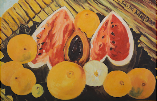 Nature morte aux pastèques — Frida Kahlo, 1953