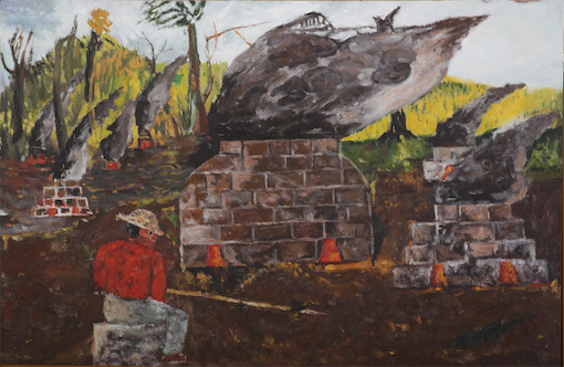 Fours à briques — Frida Kahlo, 1954