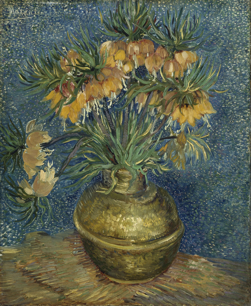 Imperiaalikruunufritillaarit kuparivaseissa - Vincent van Gogh