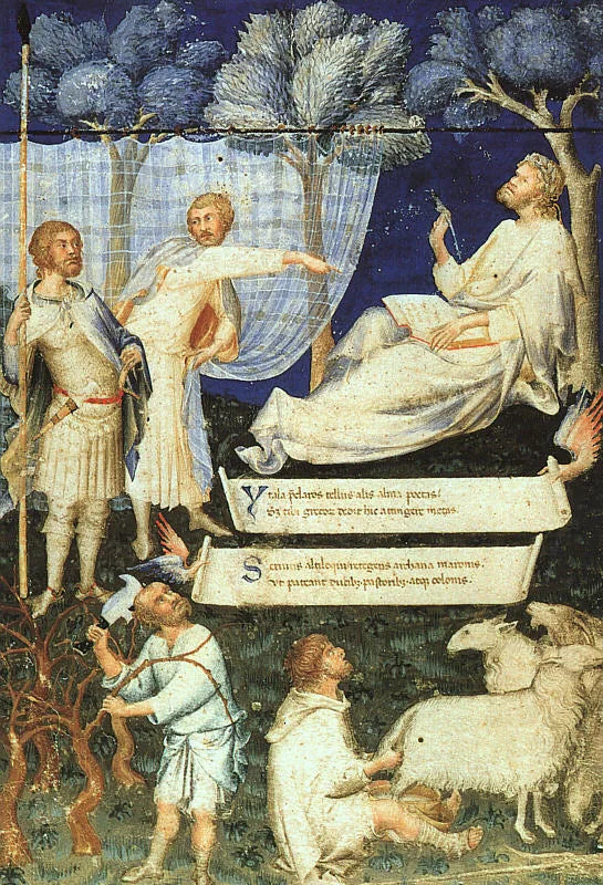 Serviuksen kommentin etusivu Virgiliukselle - Simone Martini