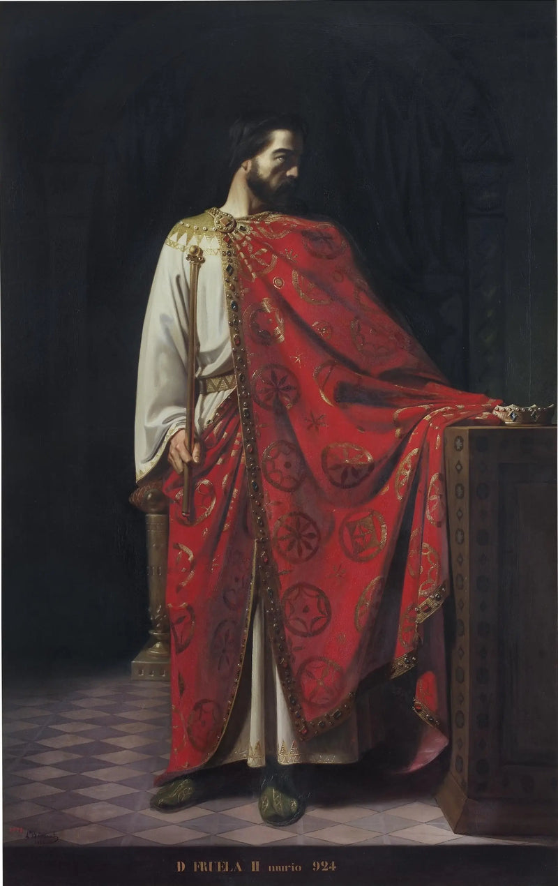 Fruela II Asturien (Asturienin kuningas vuosina 910–925) - Léon Bonnat