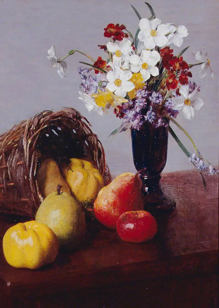 Fruits et fleurs - Henri Fantin-Latour - Alpha Reproduction
