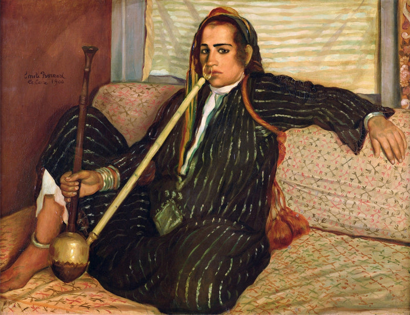 Haschischin polttaja - Émile Bernard